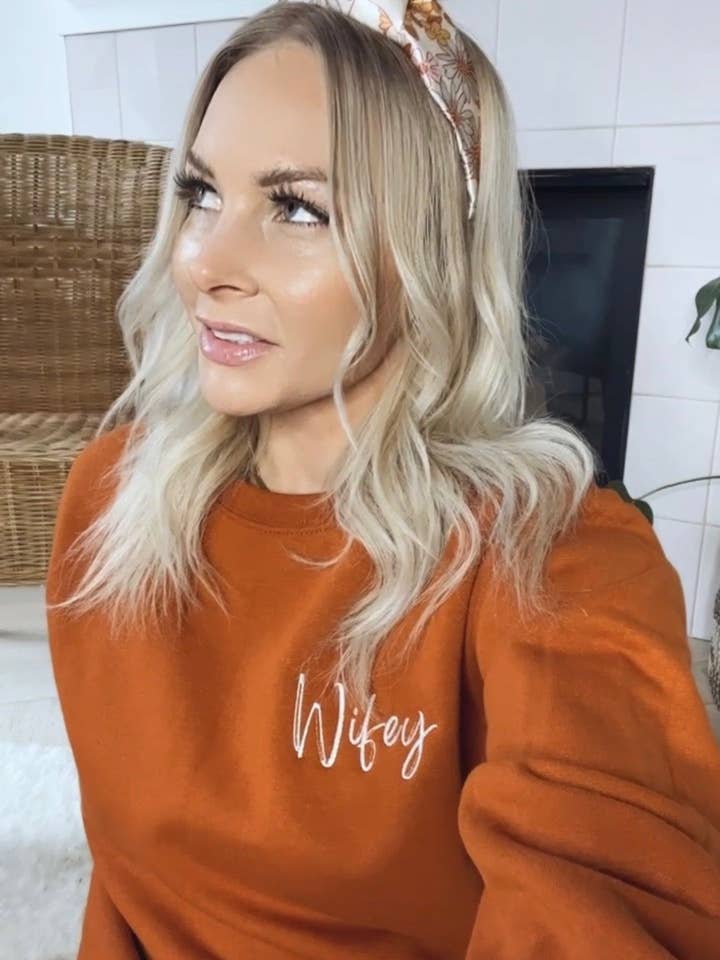 Wifey Crewnneck for wholesale by Harts & Pearls