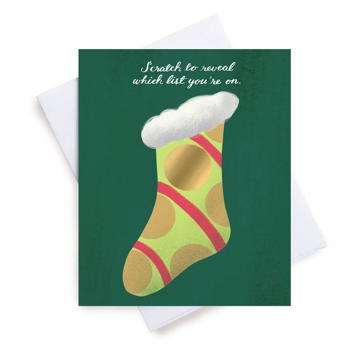 Scratch To Reveal - Which List You're On for wholesale by M. Kind Papersmith