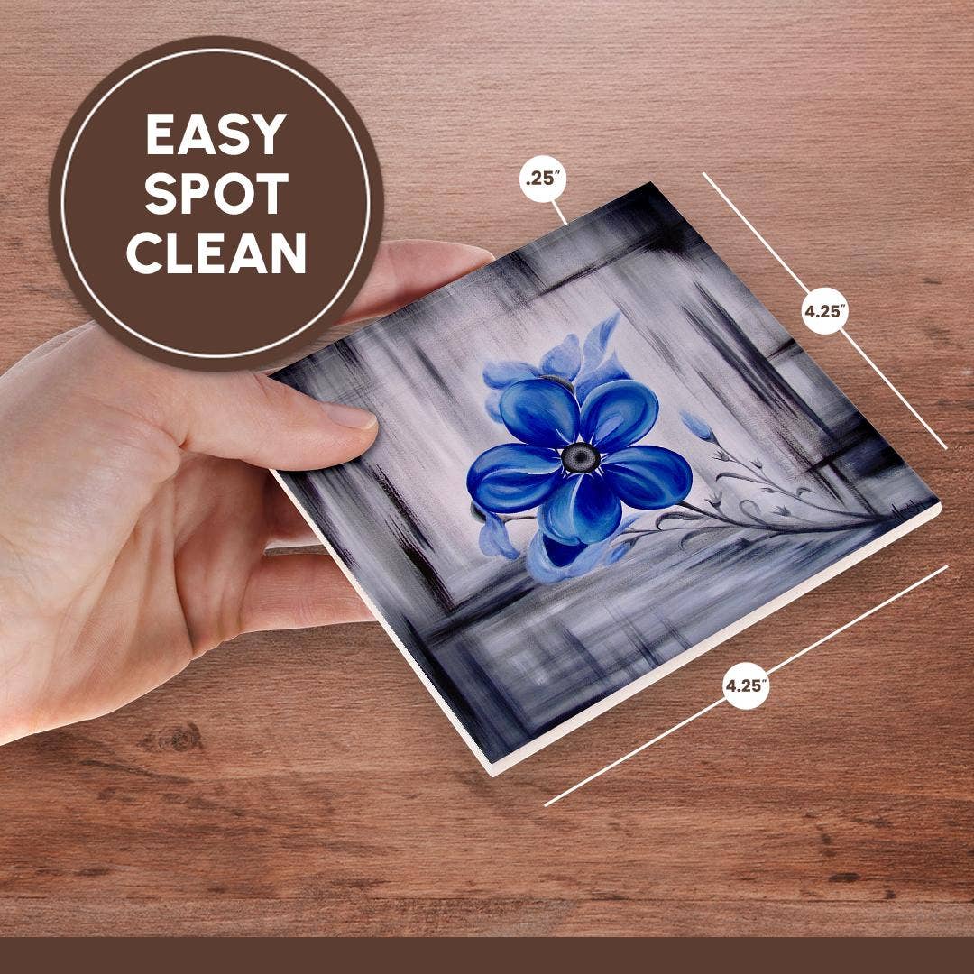 3dRose - Wholesale Coasters - 3dRose, Image of a forget me not flower, Coaster6