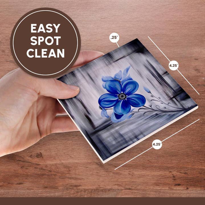 3dRose - Wholesale Coasters - 3dRose, Image of a forget me not flower, Coaster6