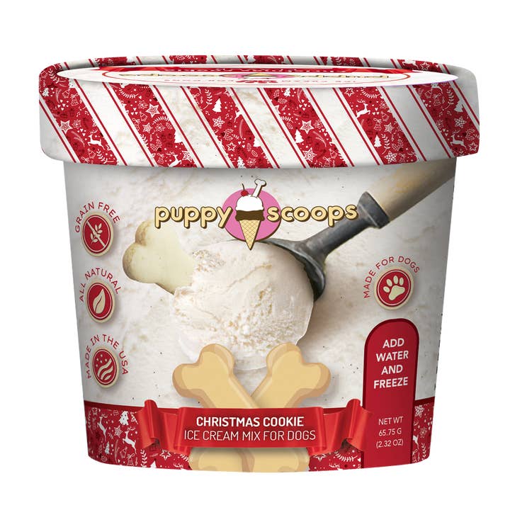 Puppy Cake LLC - Wholesale Pet Treats - Dog - Puppy Scoops Ice Cream Mix - Holiday Gift Pack