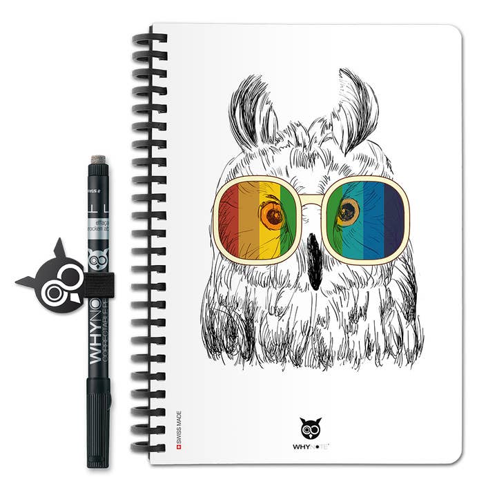 Genanvendelig notesbog - A5 - Hipster for engroshandel hos WhyNote Book