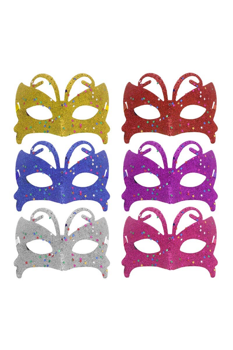 OFFA Beauty OAM-1004 Glitter Masquerade Mask- 12 pcs