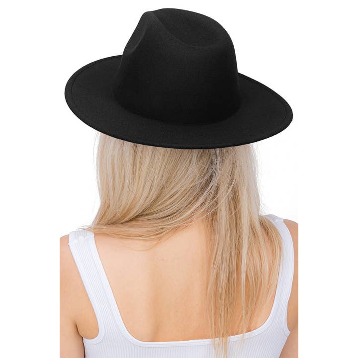 Cap Zone - Wholesale Fedora – Women’s - Solid Plain Standard Brim Felt Rancher Hat13