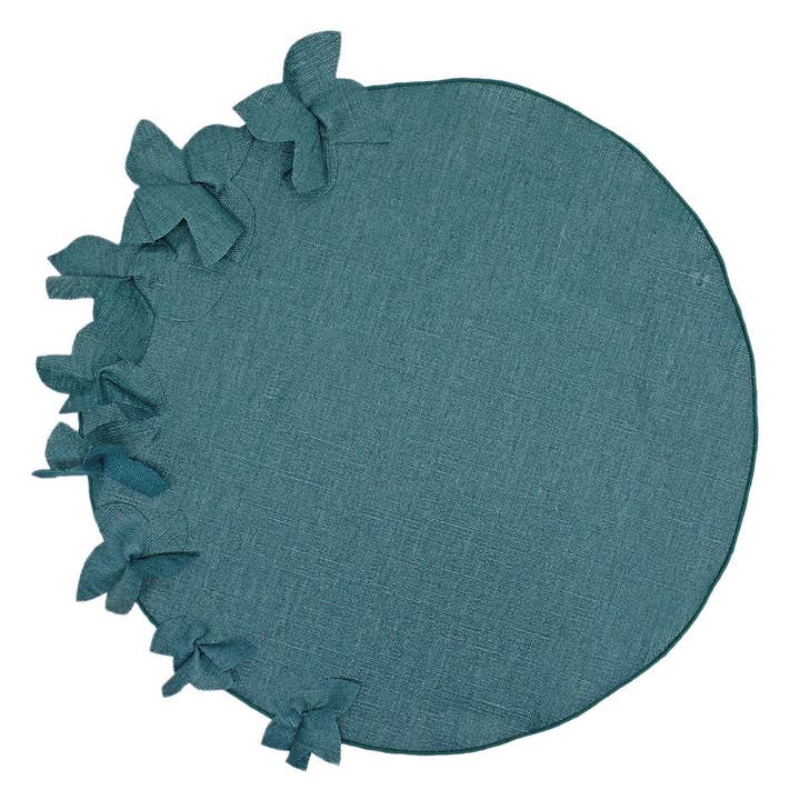 Giardino Segreto - Wholesale Placemat - Round placemats in pure linen GELSOMINO5