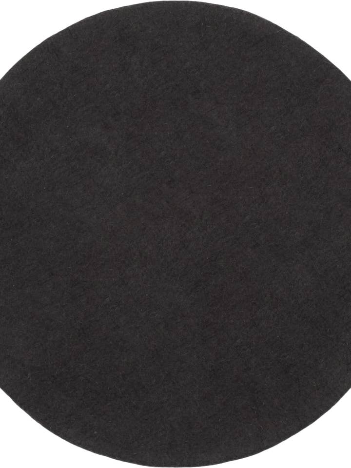 Kuno Felt Rug round 100% Wool for wholesale by myfelt