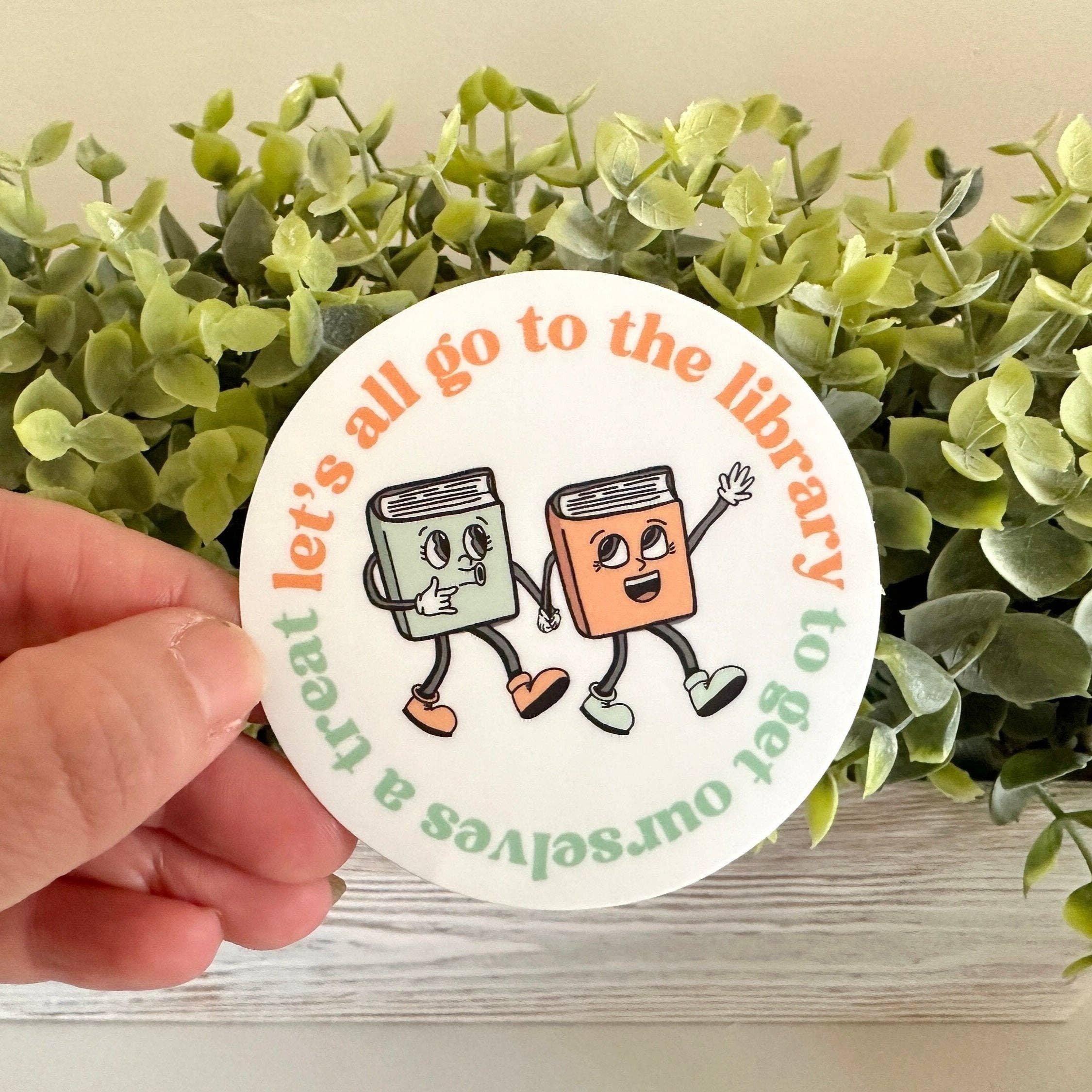 Alyssa Mae Crafts - Wholesale Sticker - Let's Go to the Library Sticker0