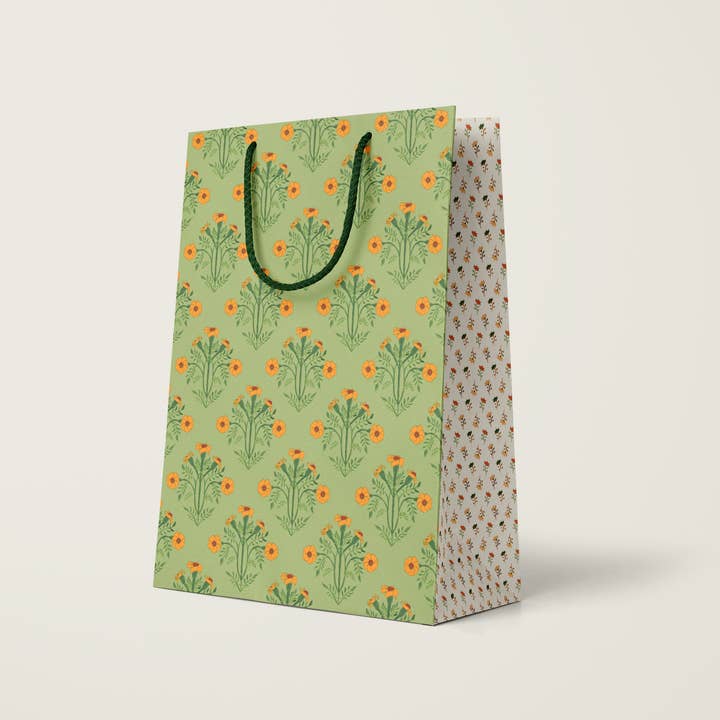 Marigold Meadows Gift Bag for wholesale by re:mused studio
