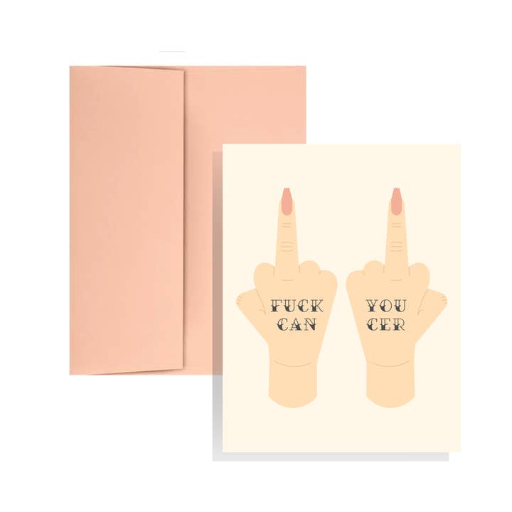 F*ck You Krebskarte (V1) für den Großhandel von KGS Design Studio