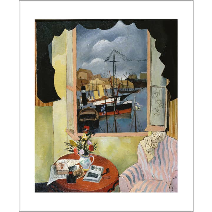 Art Angels - Wholesale Everyday Greeting Card - Window at Marseilles, 1927 Card - Christopher Wood