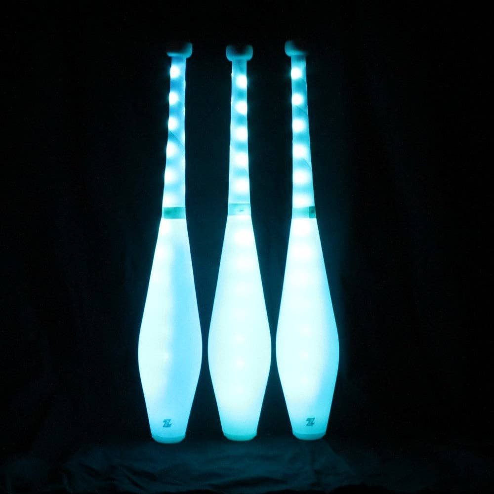 YoYoSam Wholesale - Wholesale Light-Up Toy - Kids & Baby - Zeekio Multi-Color LED Light Up Juggling Clubs with Charger and Remote (Set of 3)4