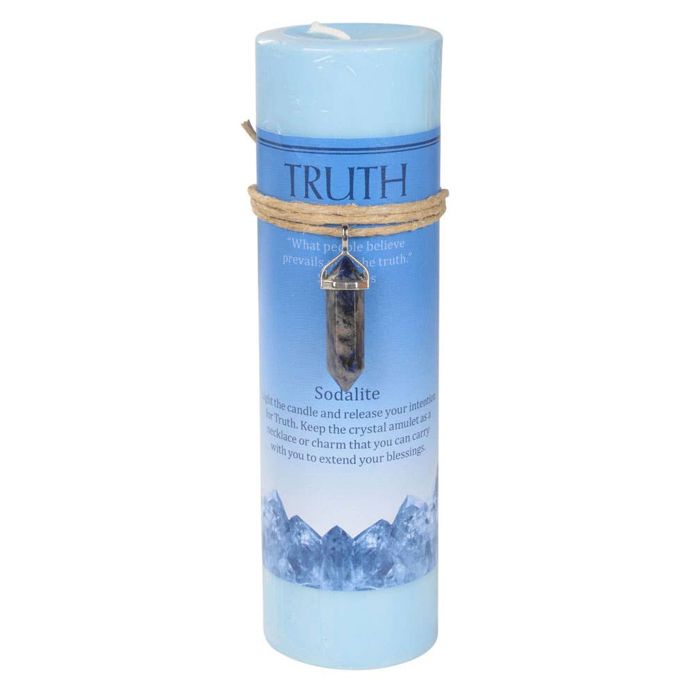 Benjamin International – wholesale Pillar candle – Crystal Energy Pendant Candle21