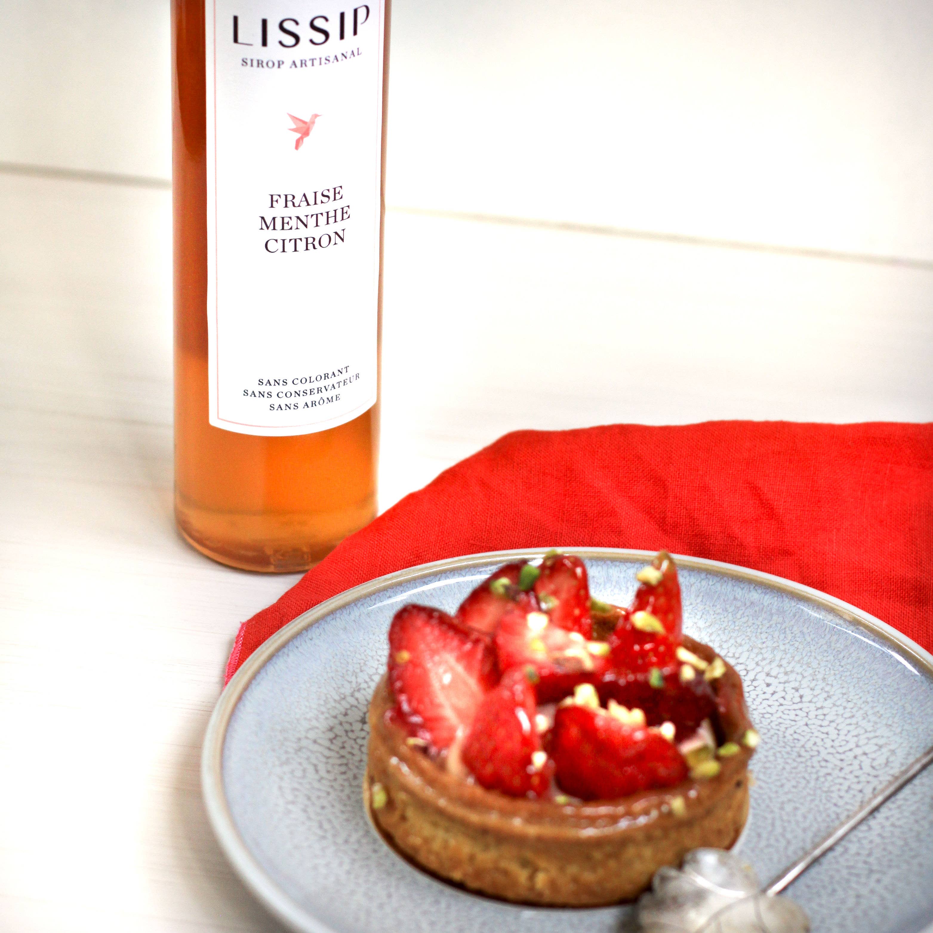 Lissip - Wholesale Cocktail Mix/Syrup - Strawberry Mint Lemon Syrup - 25cl3