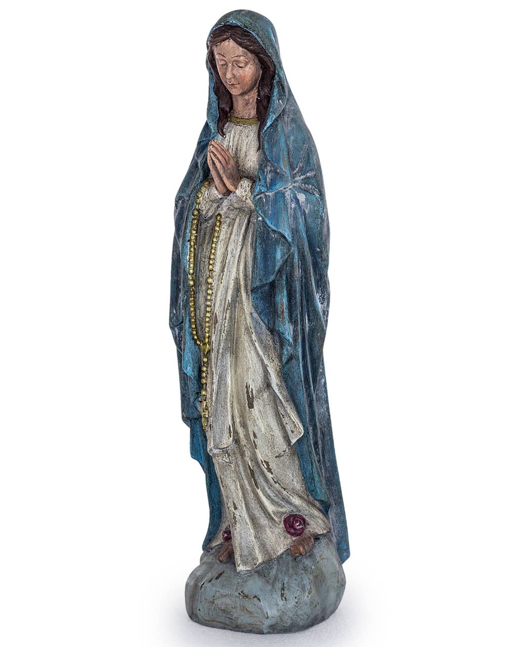 McGowan & Rutherford Ltd – Engroshandel Pyntefigur – Antikpræget bedende Maria figur0