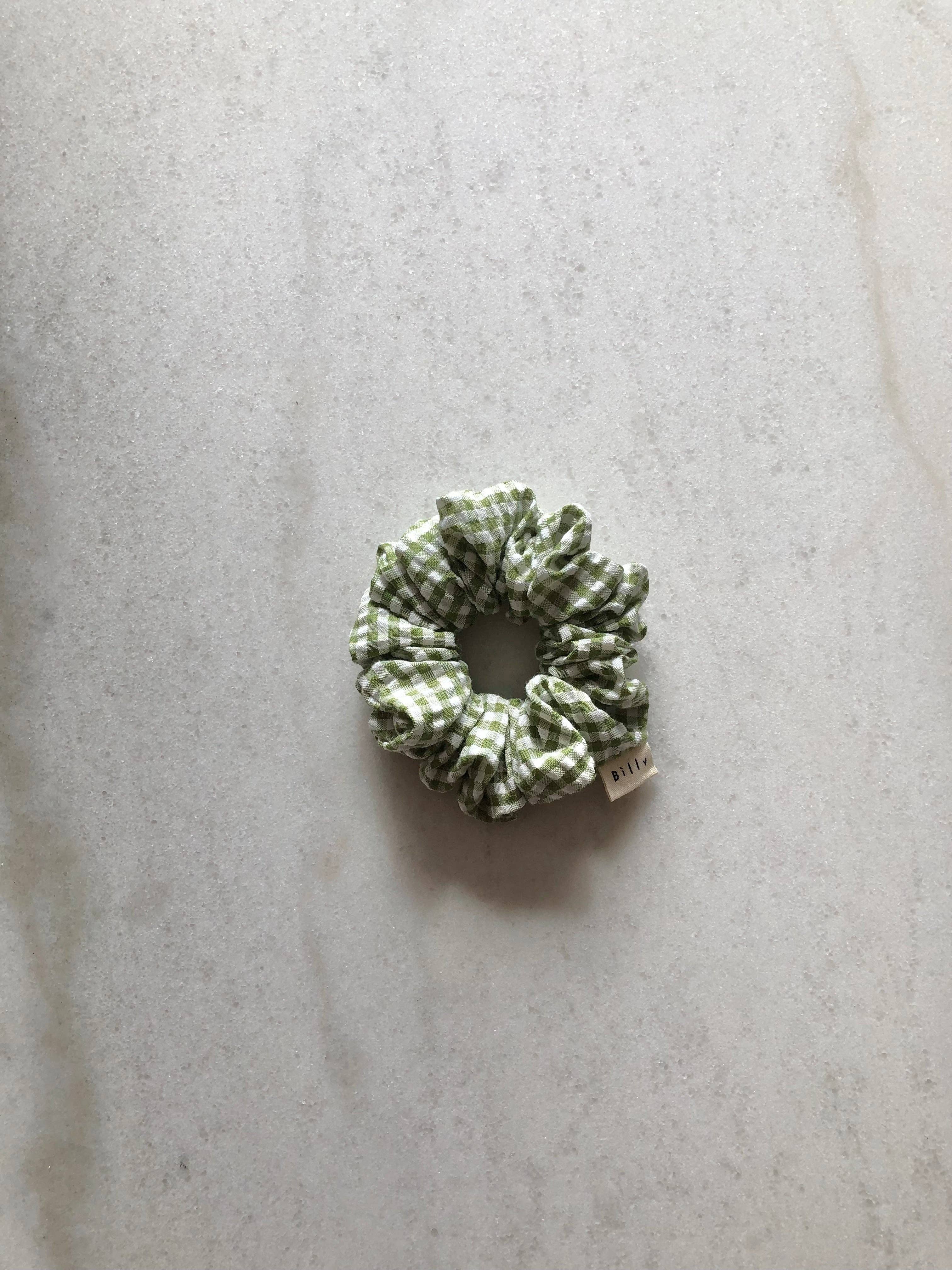 Billy Bamboo – Großhandel Haargummi – Damen – MINI-GINGHAM-HAARGUMMI - neutral3