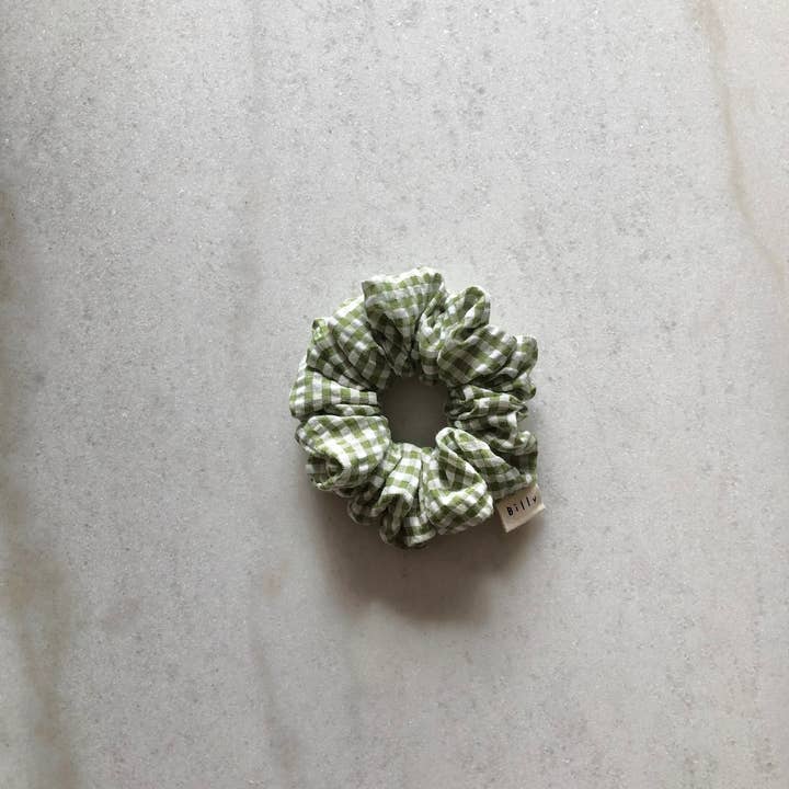 Billy Bamboo – Großhandel Haargummi – Damen – MINI-GINGHAM-HAARGUMMI - neutral3