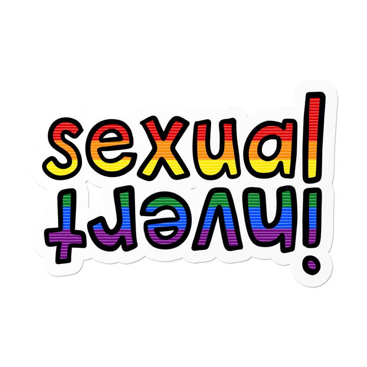 That Queer Card Co - Wholesale Sticker - Queer Sexual Invert Waterproof LGBTQ+ Sticker