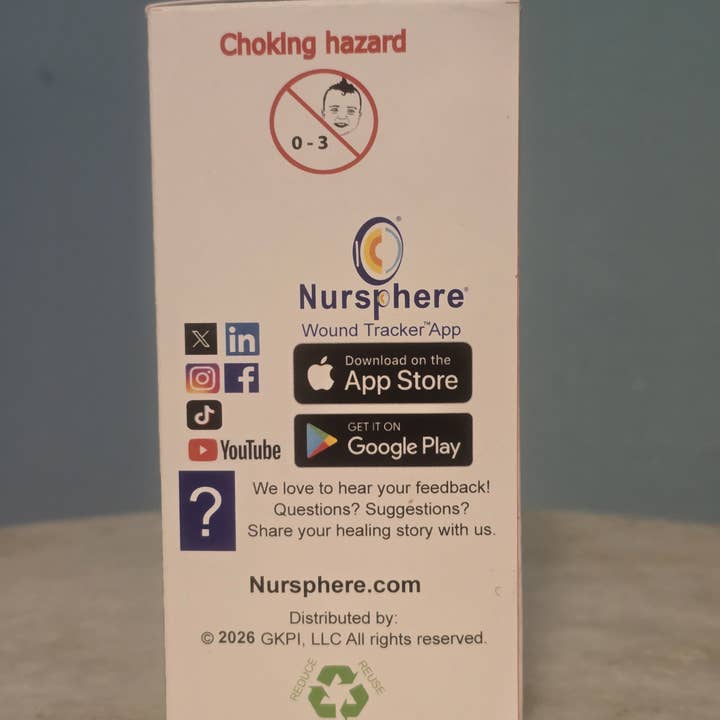 Nursphere Original Dome Bandages - Wholesale Bandaids/Bandages - Nursphere® Double Wall and Finger AIR™/Wound Tracker™ App2