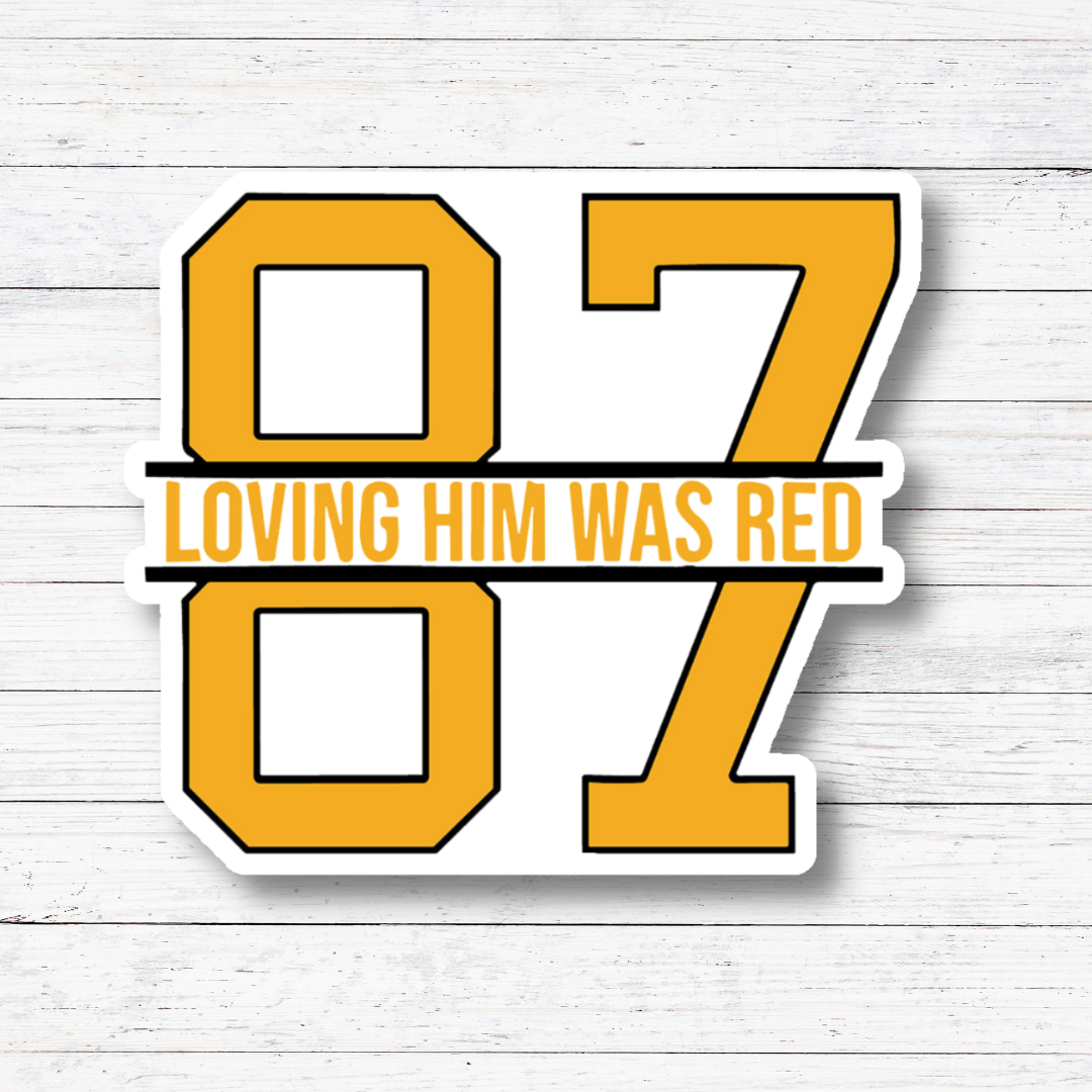 Oily Graphic Creations - Wholesale Sticker - Loving Him Gold- Taylor & Travis Stickers/Magnet1