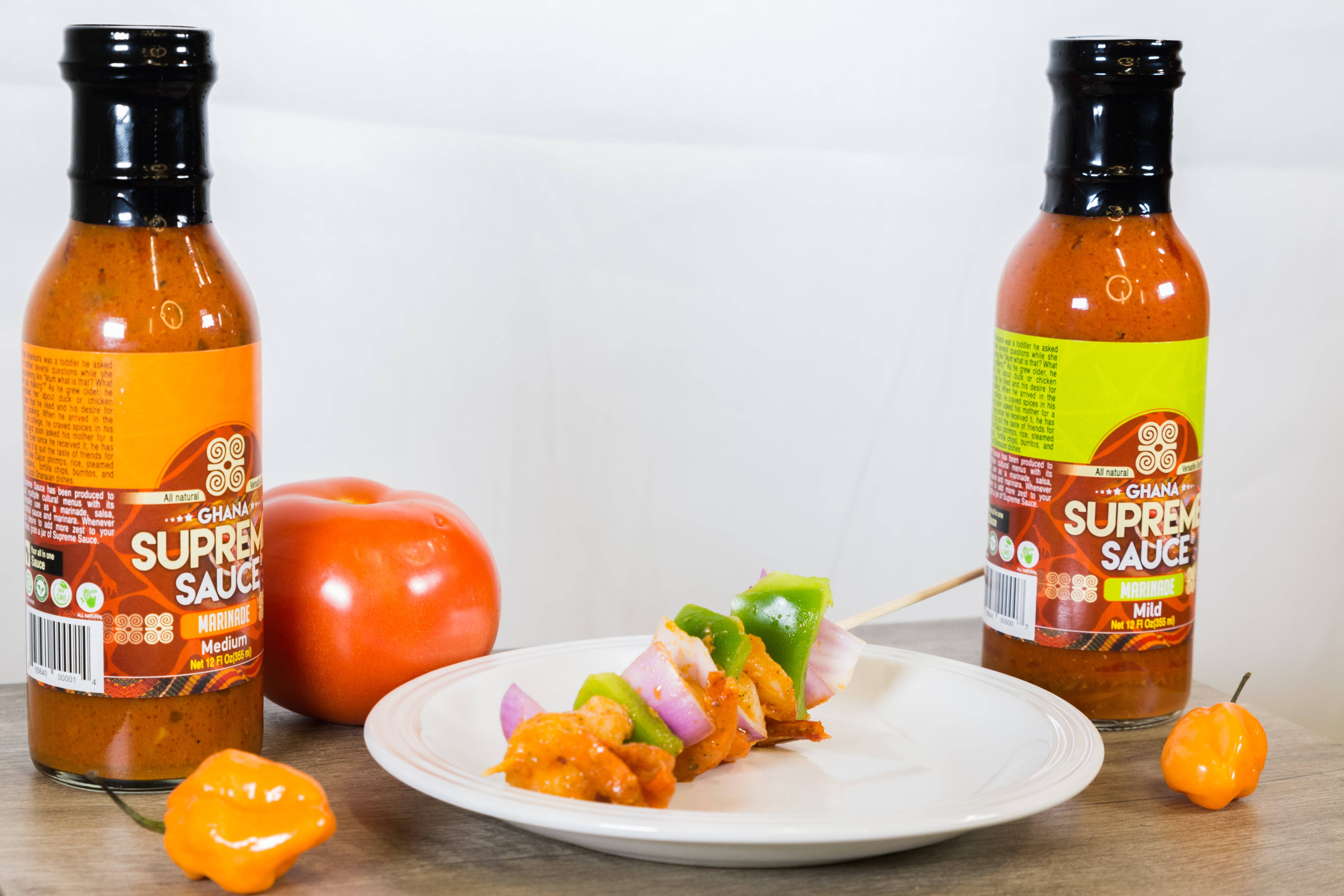 Ghana Supreme Sauce Marinade – wholesale Sås – Ghana Supreme Sauce- Marinad - Mild- Bas för Jollof R14