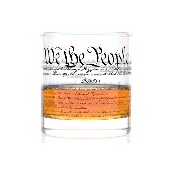 Well Told - Vente Verres à cocktail/alcool - Constitution des États-Unis - Historique - Verres à whisky - Lot de 23