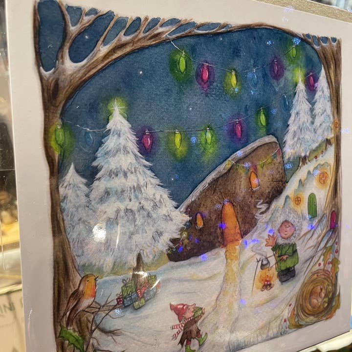 FreeRangeFaeries - Wholesale Art Print - Merry Christmas Hairy Bob! Square Signed Art Print 2