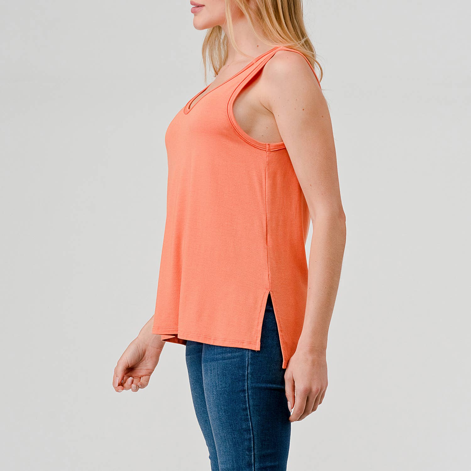 Heimious - Vente Débardeur – femme - Débardeur en jersey modal avec fentes latérales, T4683