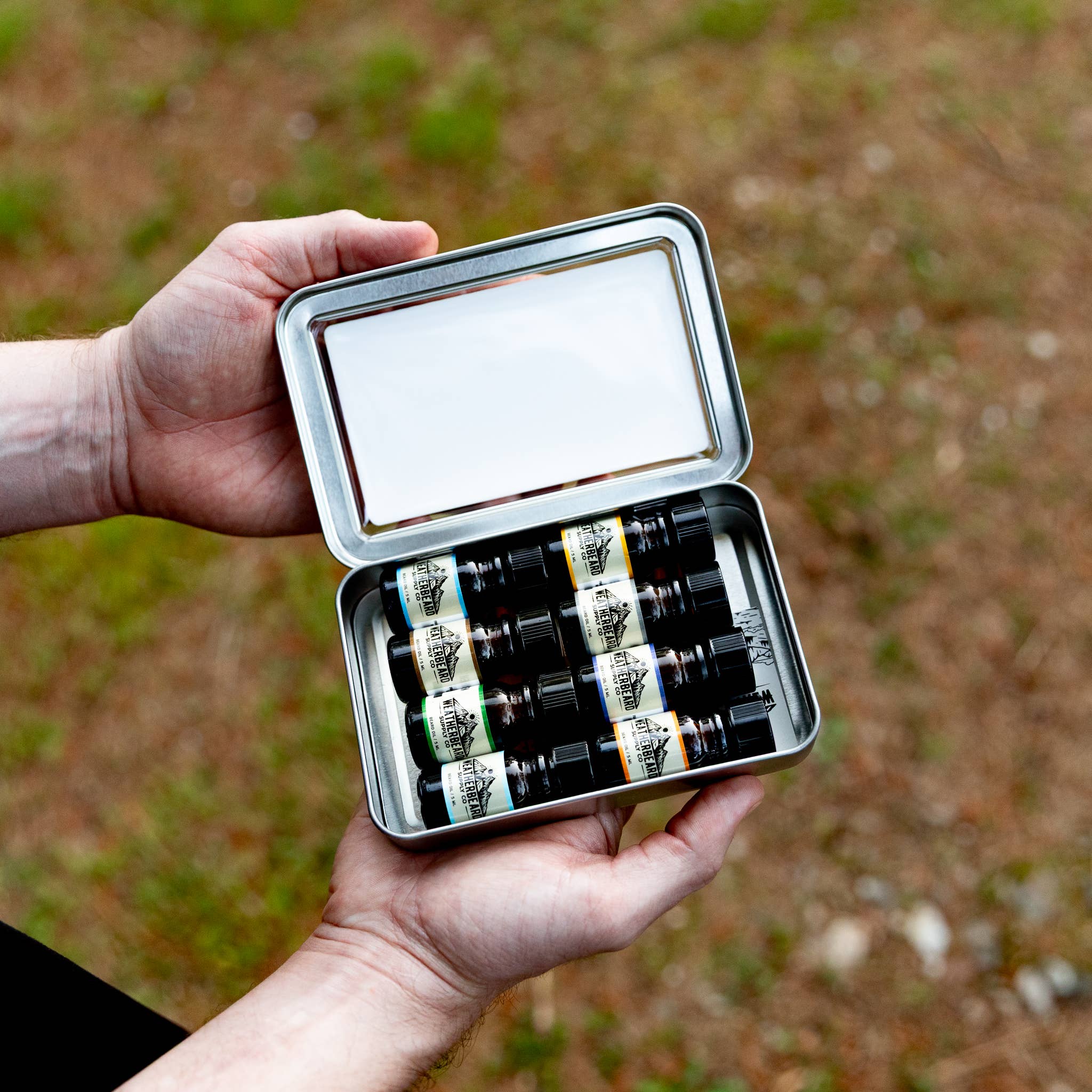 Weatherbeard | Beard Oils, Balms, Butters, & Cologne For Men - Wholesale Beard Conditioner - 8 Pack Beard Oil Sample Kit - Men's Valentine's Day Gift Set8