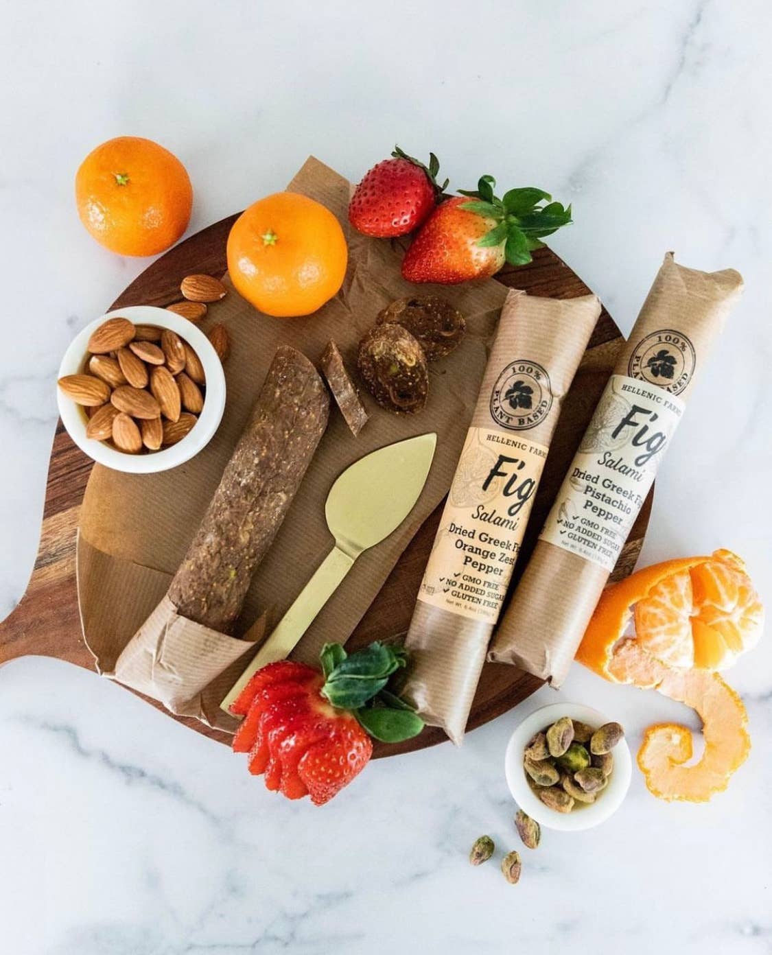 Hellenic Farms - Wholesale Dried/Dehydrated Fruit - Fig Salami with Orange Zest3