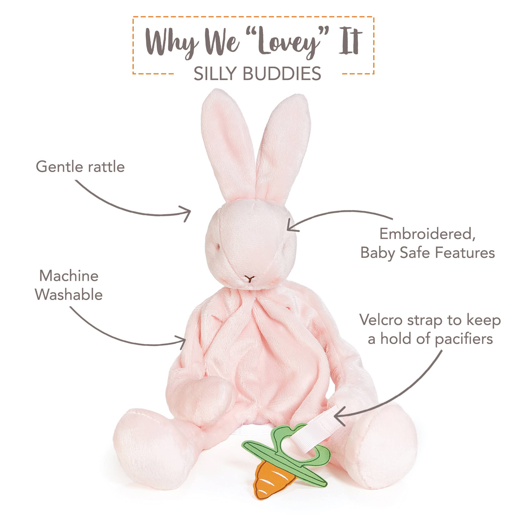 Bunnies By the Bay - Wholesale Stuffed/Plush Toy - Kids & Baby - Blossom Bunny Silly Buddy1