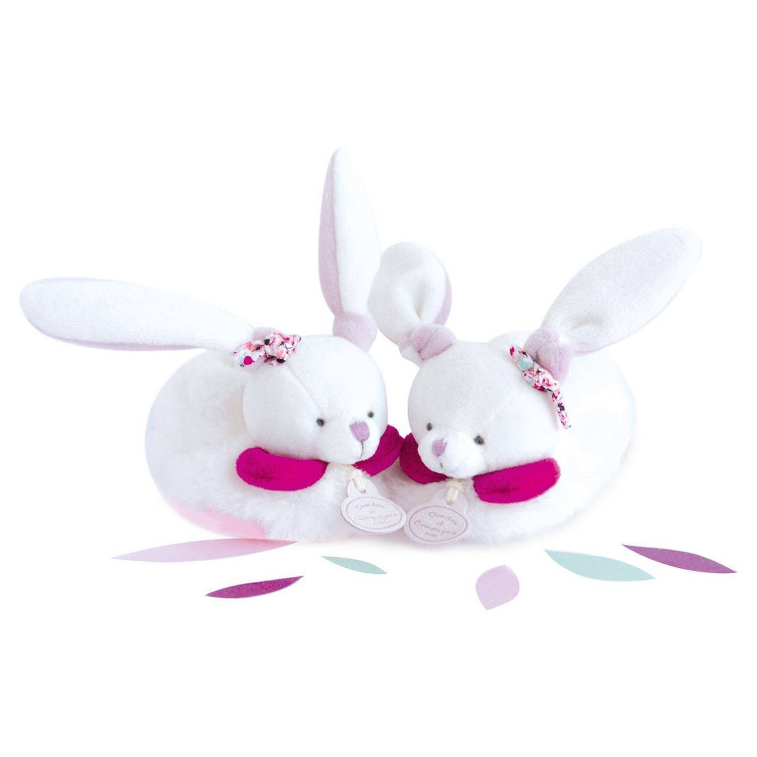 Doudou Et Compagnie - Wholesale Booties - Baby - Cherry The Bunny - Booties With Rattle1