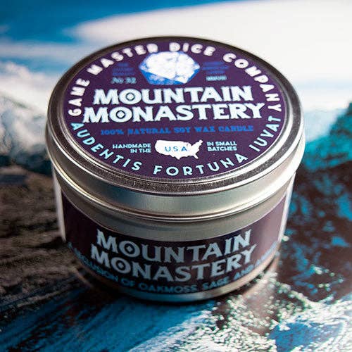 Game Master Dice - Wholesale Travel Candles - Mountain Monastery Gaming Candle