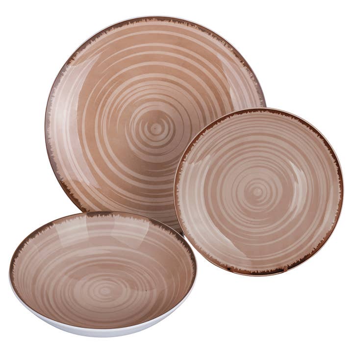 VdE Tivoli 1996 - Wholesale Dinnerware Set - BAITA CHOCOLATE TABLE SET 18 PCS PORCELAIN1