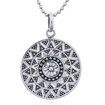 CIONDOLO S/S MANDALA per la vendita all'ingrosso da parte di Mountain Creek Jewellery