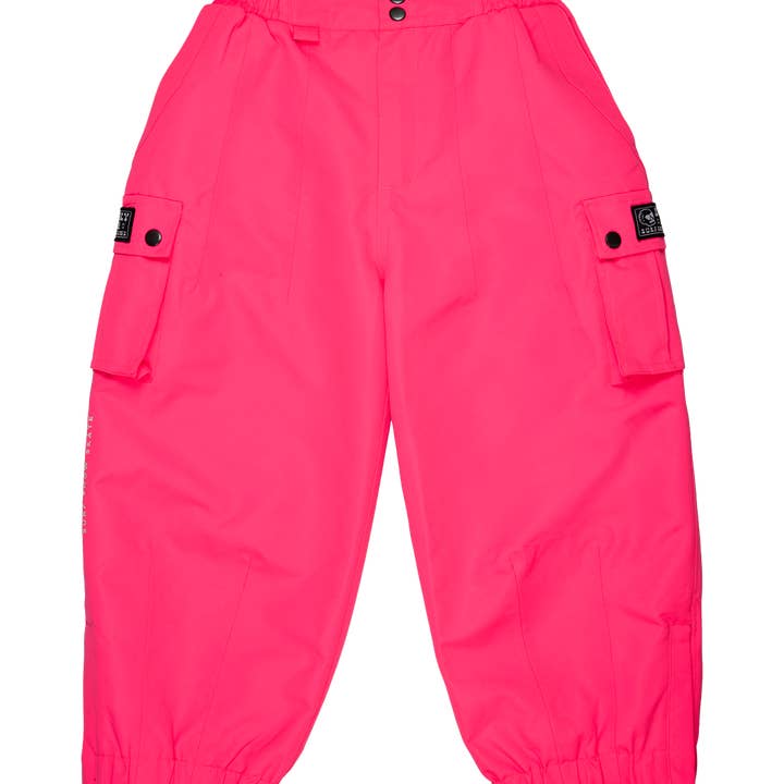 Kids Baggy Ski Pant Banshee - Neon Pink for wholesale by BinkyBro