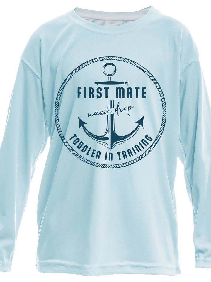 upf50.clothing Private Label & Name Drop - Wholesale Rashguard - Kids - First Mate Toddler Shirt2