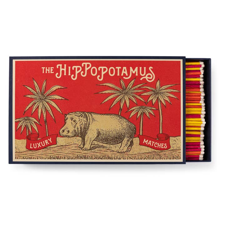 Hippopotamus | Giant Matchboxes for wholesale by Archivist Gallery | UK