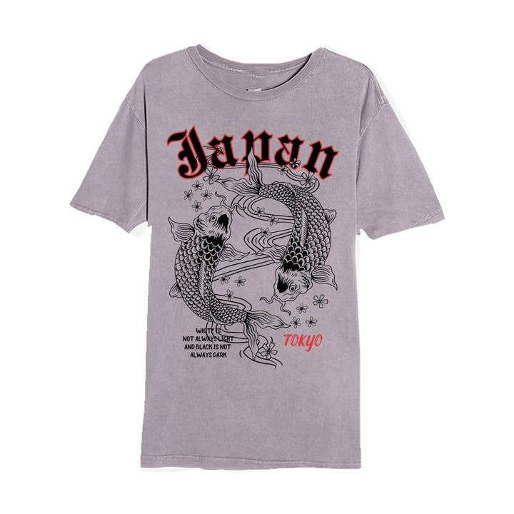 VINTAGE GRAPHIC MINERAL WASHED MENS TEE for wholesale by HUENIQ