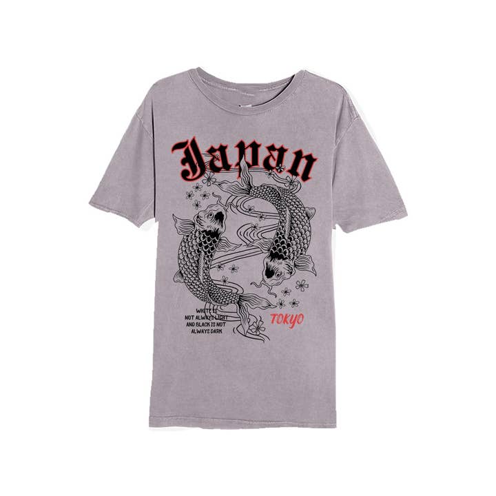 VINTAGE GRAPHIC MINERAL WASHED MENS TEE for wholesale by HUENIQ