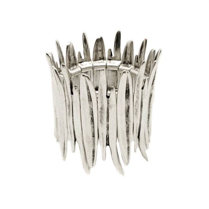Chanour - Wholesale Cuff Bracelet - Handmade Fire Pewter Bracelet - 2549