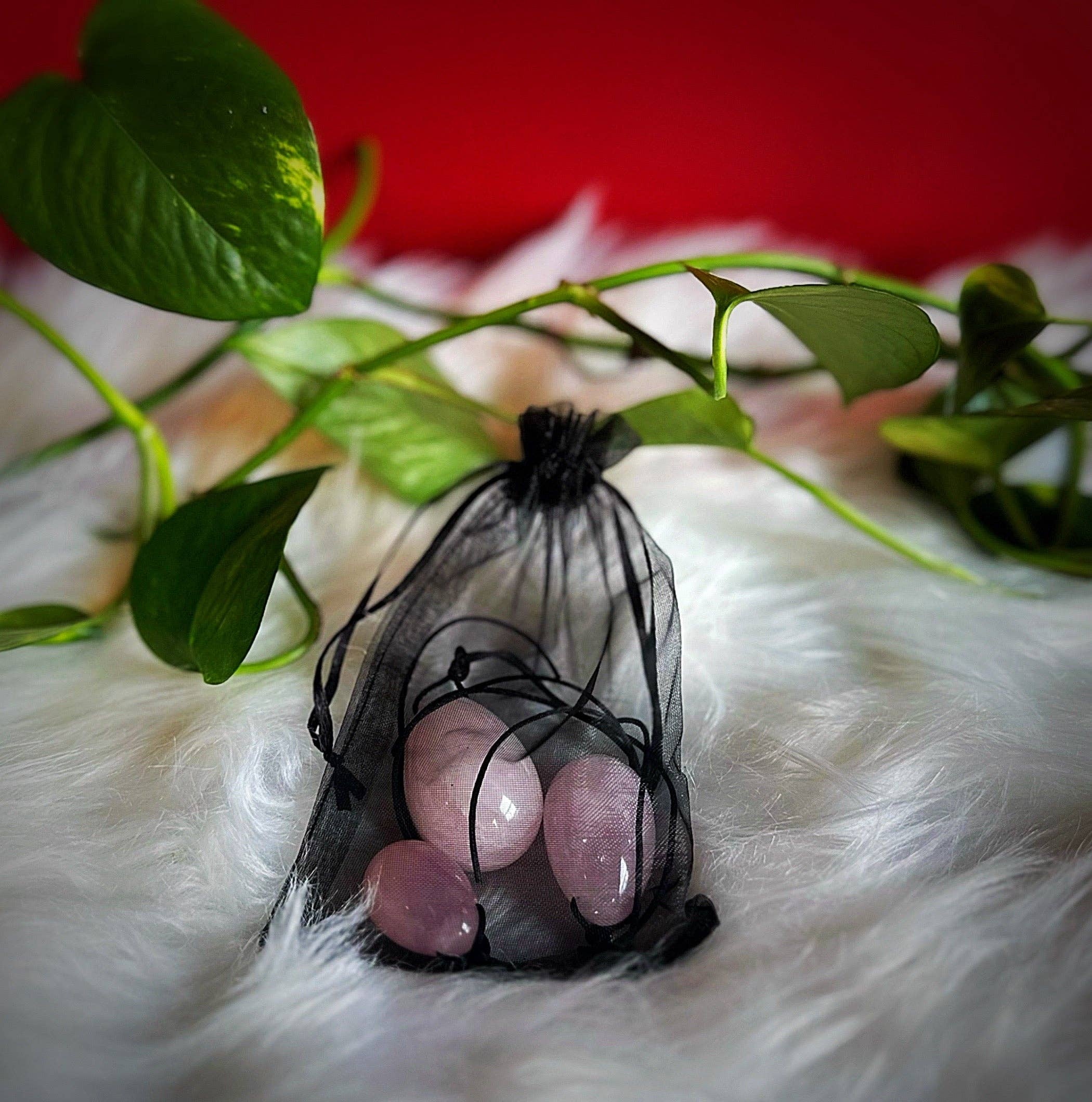 Dharmatribe – Pedra/cristal espiritual por atacado – Ovos Yoni de quartzo rosa2