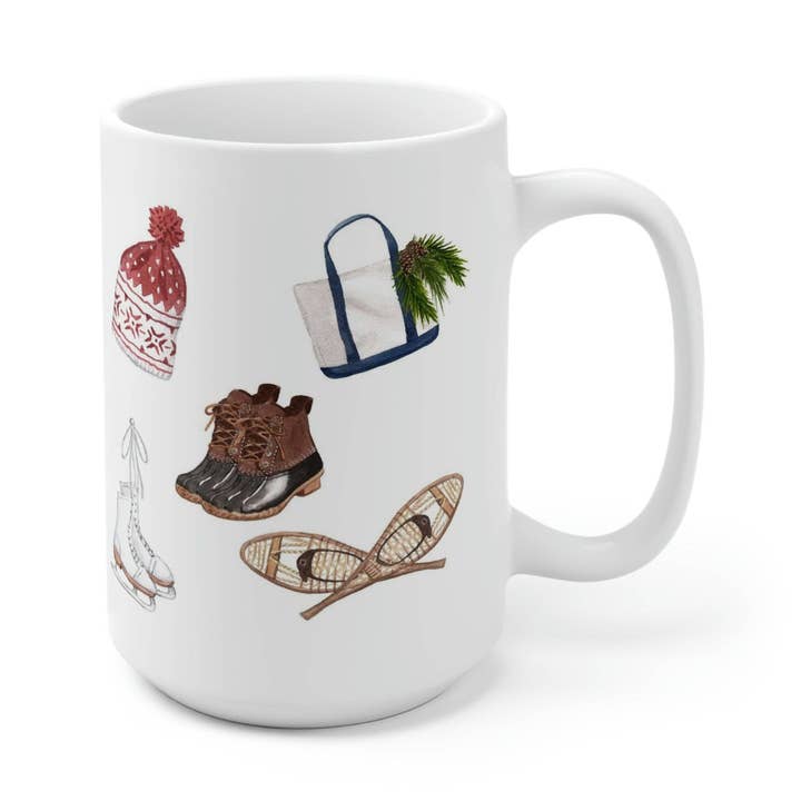 Vinter Fun Keramisk krus for engroshandel hos The Muddy Dog