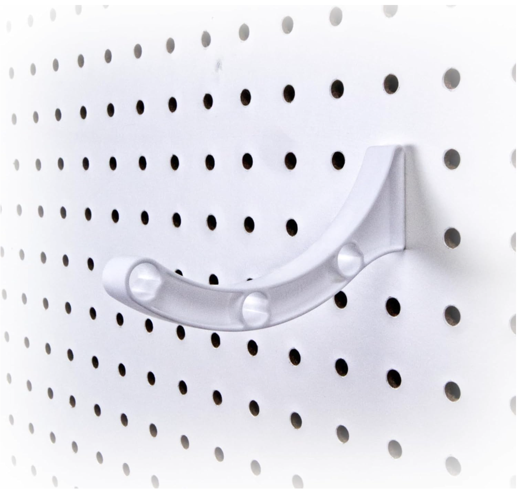 FLI Products - Wholesale Wall Hook - Peggy Pegboard  Organizer Storage Accessory Hook and Dowel for Tape, Ribbon, Wire Spools, Ribbon, Crafts, Hobby, Wine Rack 12" kit4