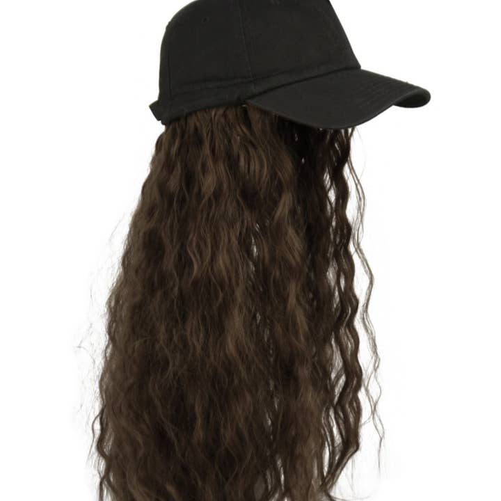 Scarves & Fedoras - Wholesale Wig/Hair Piece - BASEBALL WIG/CAP1