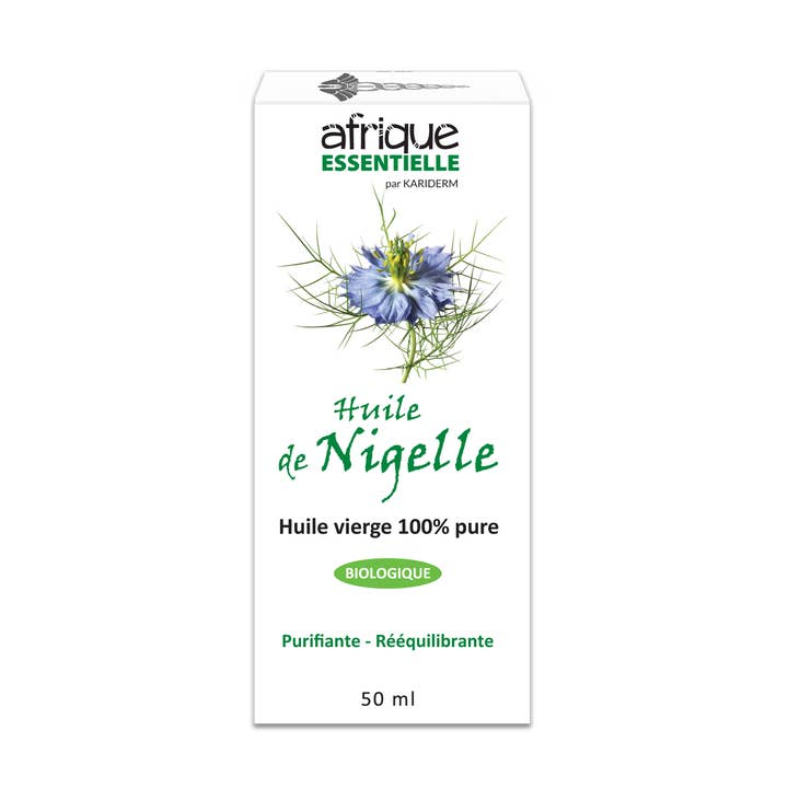 Huile de nigelle bio 50 ml pour la vente par Kariderm
