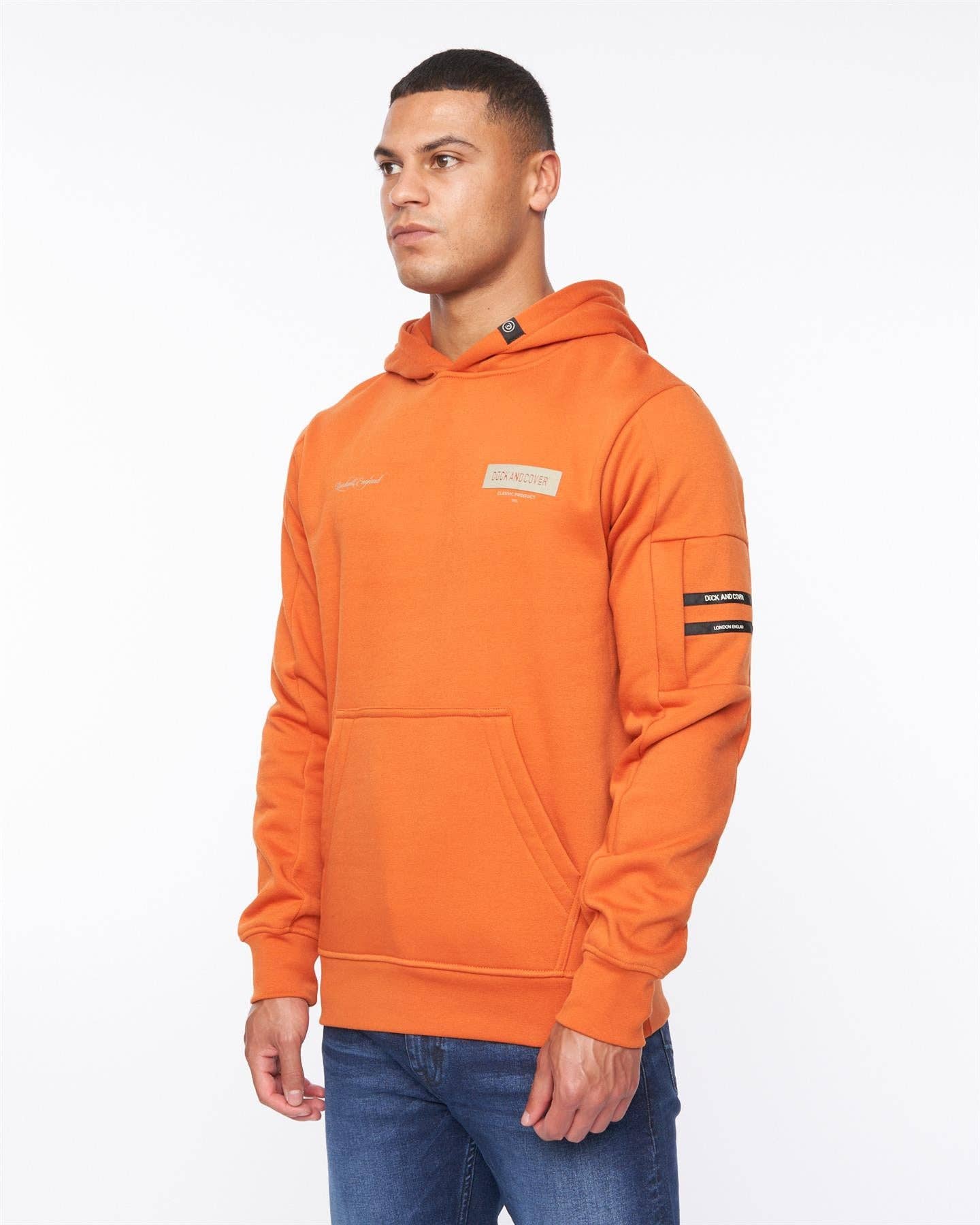Duck and Cover – wholesale Hoodie – Men's – Marsak Hoodie Burnt Orange2