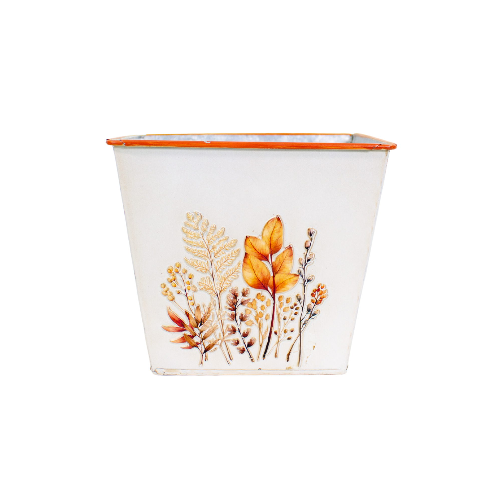 Jacobson - Wholesale Plant Pot - Botanical Fall Metal Pot Cover - Case of 123