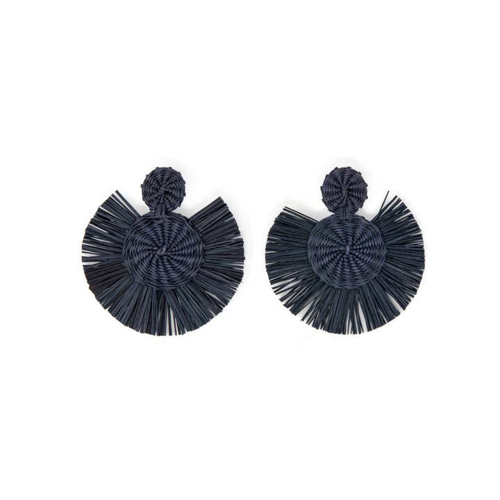 Modafleur - Wholesale Dangle Earrings - THE RAFFIA FAN4