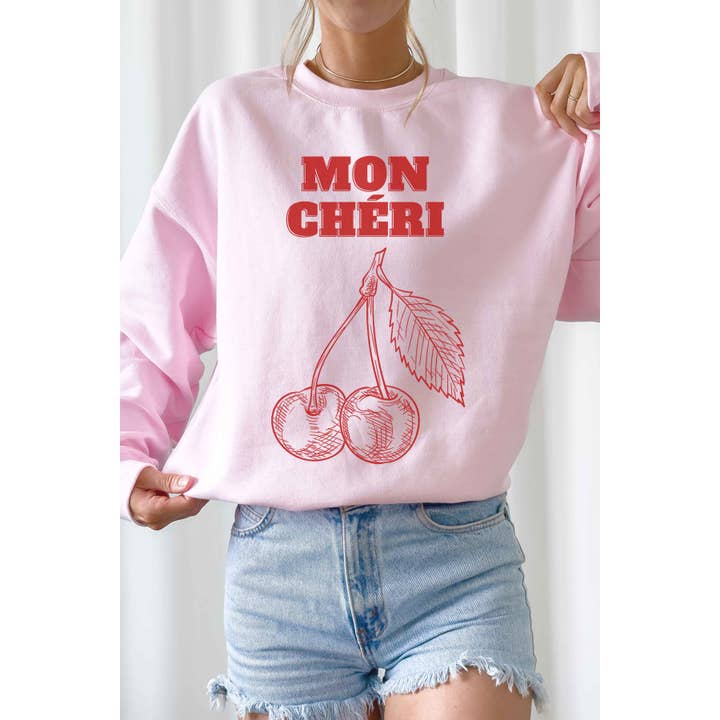 BLUME & CO. – wholesale Graphic sweatshirt – Women’s – MON CHERI Oversized Graphic Sweatshirt2