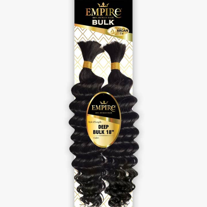 Sensationnel Menneskehår Fletninger Empire Deep Bulk 18" for engroshandel hos U-Got Beauty Hair & Supply Store